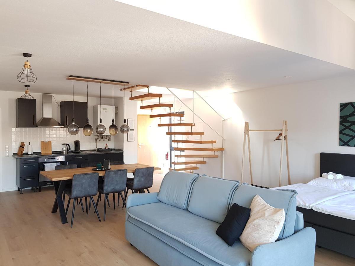 Amao-Green I 90Qm I Penthouse Maisonette Mit Rooftop I City Center I King-Size Betten Lahr  Eksteriør billede