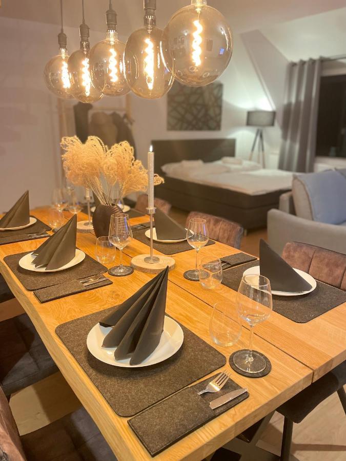Amao-Green I 90Qm I Penthouse Maisonette Mit Rooftop I City Center I King-Size Betten Lahr  Eksteriør billede
