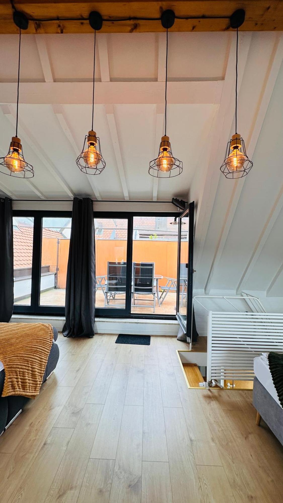Amao-Green I 90Qm I Penthouse Maisonette Mit Rooftop I City Center I King-Size Betten Lahr  Eksteriør billede