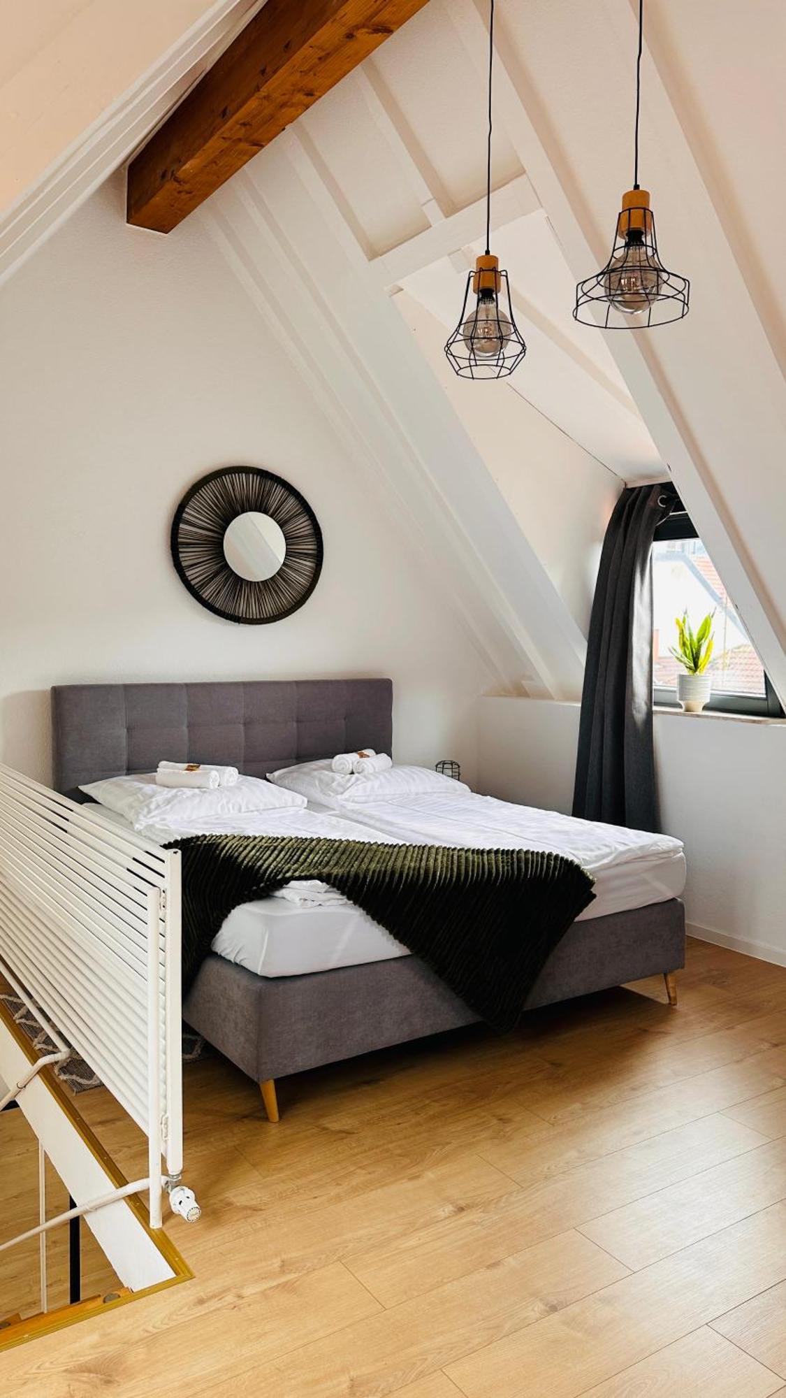 Amao-Green I 90Qm I Penthouse Maisonette Mit Rooftop I City Center I King-Size Betten Lahr  Eksteriør billede