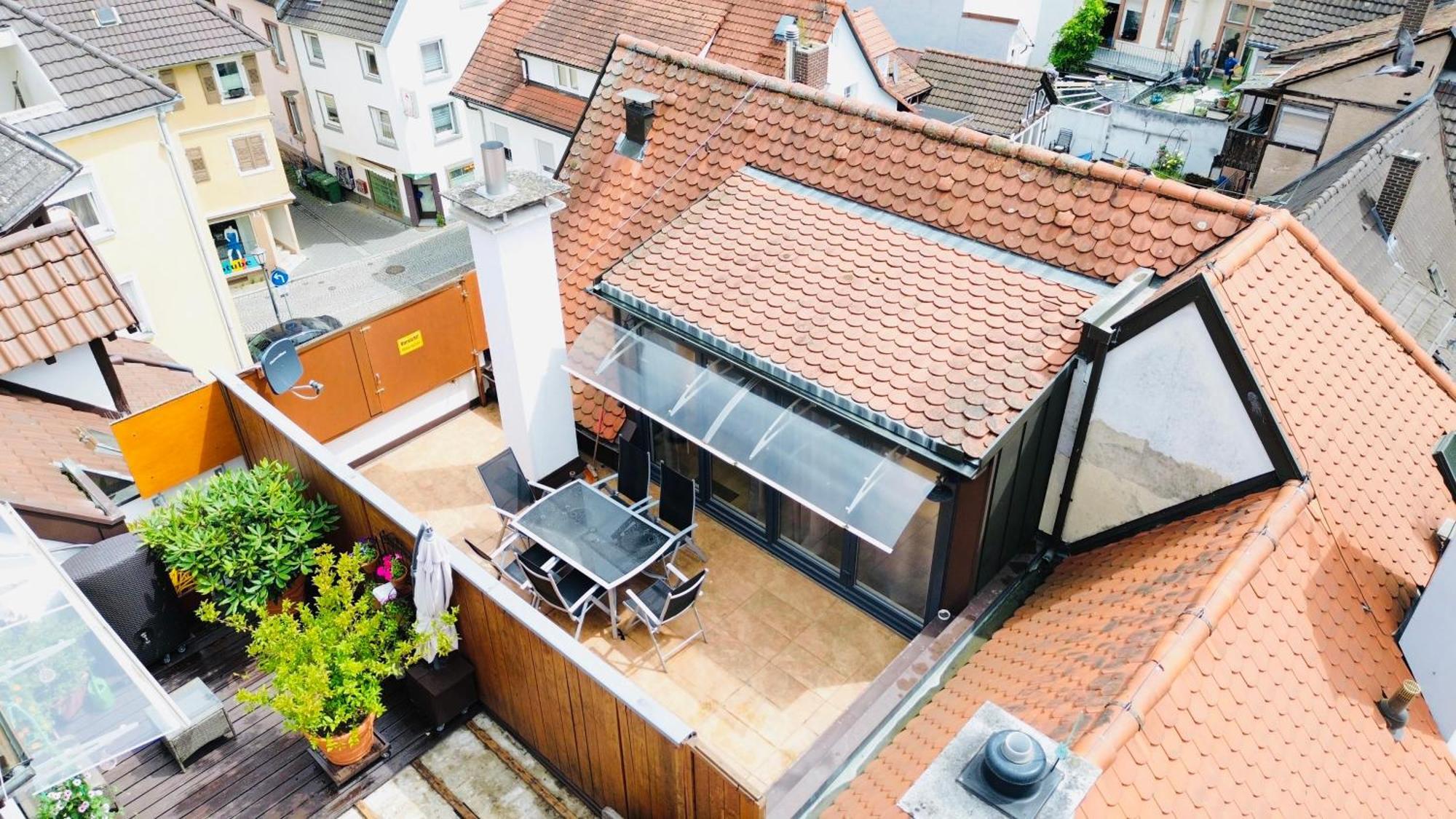 Amao-Green I 90Qm I Penthouse Maisonette Mit Rooftop I City Center I King-Size Betten Lahr  Eksteriør billede